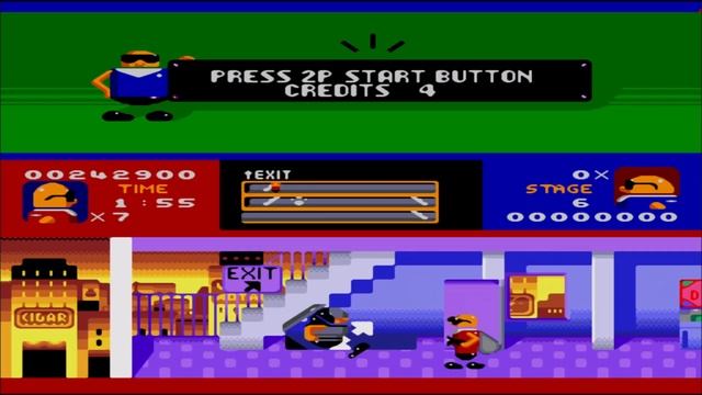 Bonanza Bros Sega Mega Drive 16 Bit - BREDES gameplay смотреть онлайн