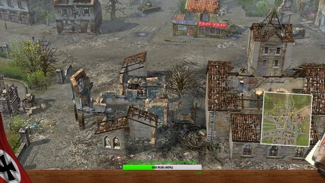 В тылу врага #19 - кампания "Ярость Тигра" миссия "Вийе-Бокаж" смотреть онлайн