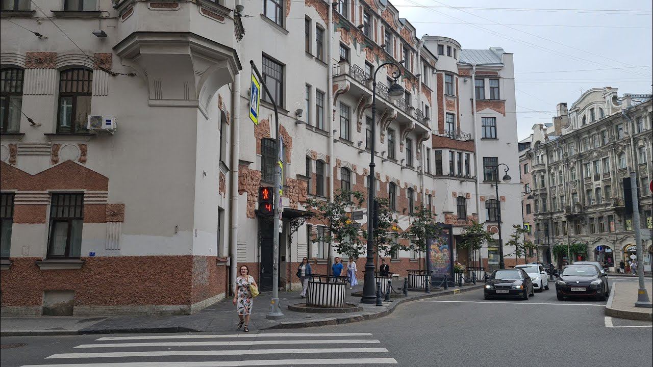 Санкт-Петербург. Прогуляемся от станции метро "Петроградская" до "Горьковской" смотреть онлайн