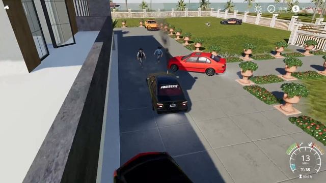 DRIFTING AND BURNOUTS IN FRONT OF POLICE | TROLLING COPS | FARMING SIMULATOR 2019 смотреть онлайн