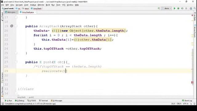java 3 stack explanation (Arabic) смотреть онлайн