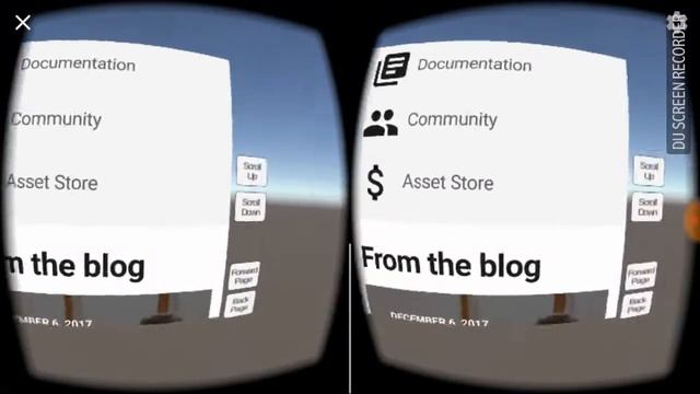 Mobile Web View for Unity Engine (Android platform - Unity Cardboard 2D Object) смотреть онлайн