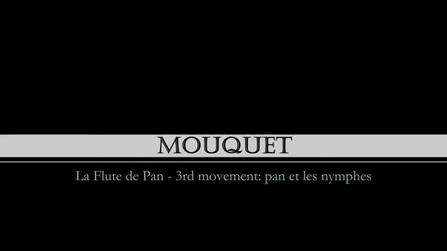 Mouquet: La Flute de Pan 3rd movement - piano accompaniment смотреть онлайн