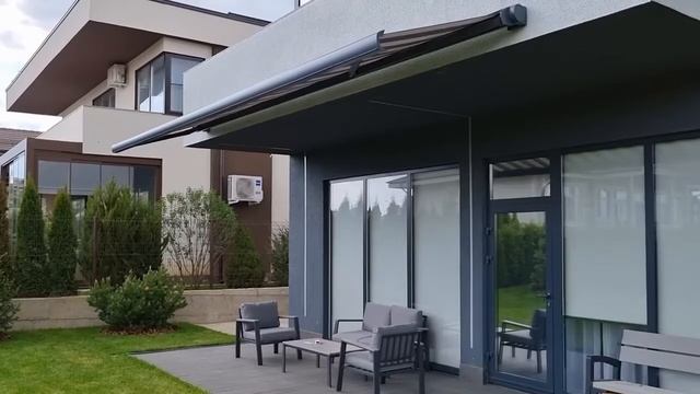 Маркиза G500 (кассета), автоматическое управление с датчиком ветра смотреть онлайн