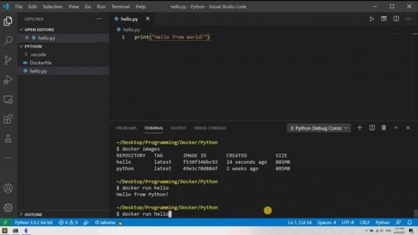 How to Run and Debug Python Inside Docker Containers Using VSCode