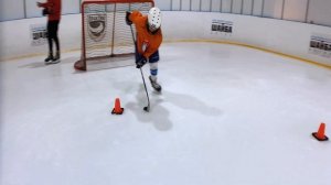 Тренировка для хоккеистов 8 12 лет на технику катания /с шайбой