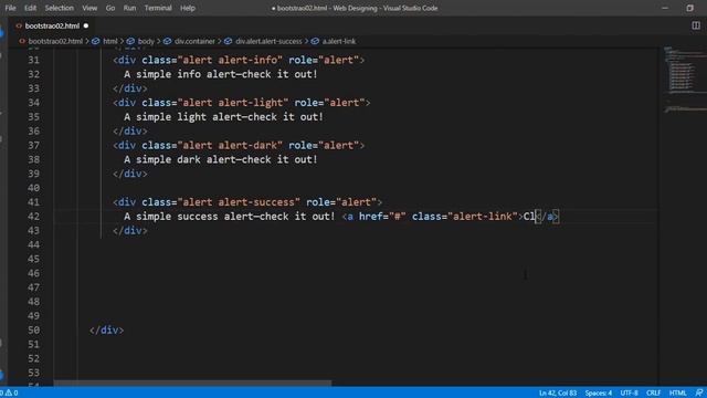 Alerts in Bootstrap 5 | Bootstrap 5 Tutorials #2 смотреть онлайн