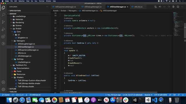 Unity AR Foundation - AR Draw Adding Multi-Touch Support (Part 2) смотреть онлайн
