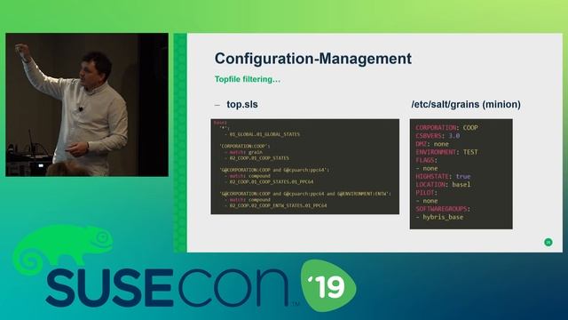 CAS1090 Using the Power of Salt Alongside SUSE Manager 3 Lessons Learned смотреть онлайн