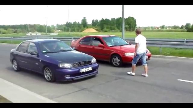 Lanos 1.6 vs Honda 1.6 VTEC смотреть онлайн