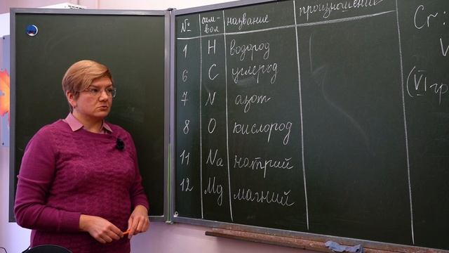 Химия. "Структура периодической системы. Произношение химических элементов." (7 Класс) смотреть онлайн