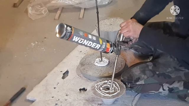 Стол, стул из бетона своими руками. смотреть онлайн