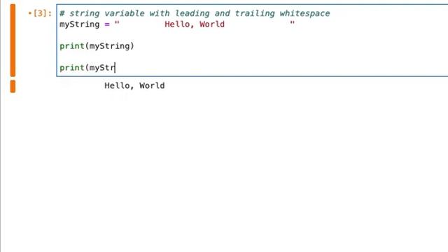 Python strip() method смотреть онлайн