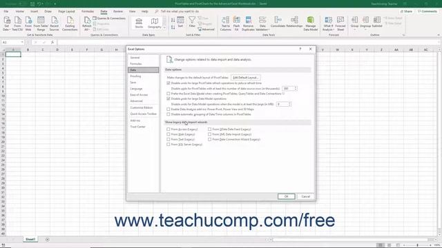 Excel 2019 & 365 Tutorial Enabling Legacy Data Connections Microsoft Training смотреть онлайн