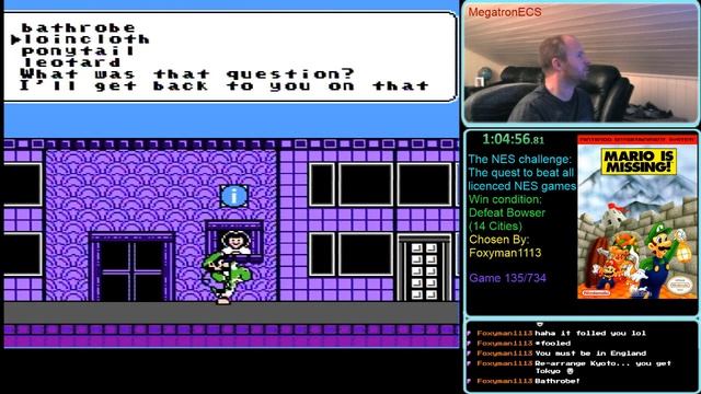 NES Challenge: Game#135: Mario is Missing! смотреть онлайн