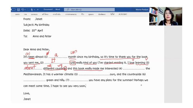 CEFR Fill in the blanks - A2 Email from Janet смотреть онлайн