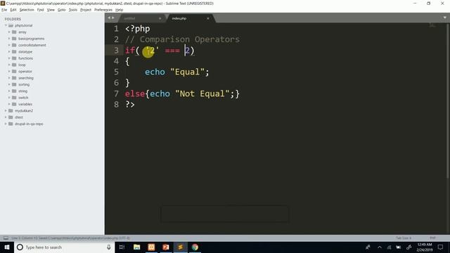 php Operators in hindi | Operators in php | ternary operator in php смотреть онлайн