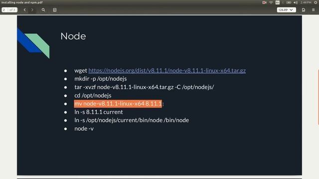 Setting up Node and Npm (with Live Demo) смотреть онлайн