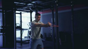 Антиротационный жим стоя/ Pallof standing press