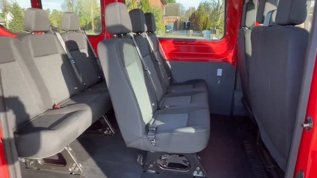 Ford Transit Kombi 350 L2 Trend 9-Sitzer AHK TÜV NEU in rot смотреть онлайн