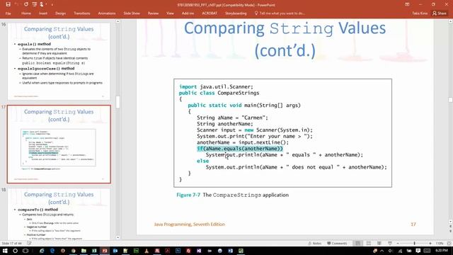 Java Programming 1 - Chapter 7 Lecture - Spring 2021 смотреть онлайн