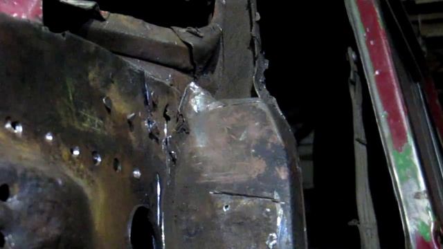 Замена передней стойки ВАЗ2101 с накладкой и усиление рамки ветрового стекла смотреть онлайн