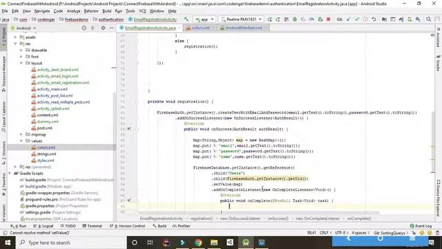 Firebase authentication with Email password in android in hindi (2020) смотреть онлайн