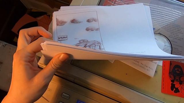 RISOGRAPH WITH ME! Printing Comic Zine BLACK HOLE HEART смотреть онлайн