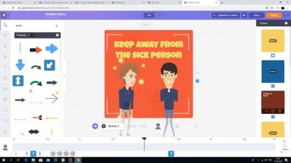 Как создать анимацию. Урок 1. Animaker.