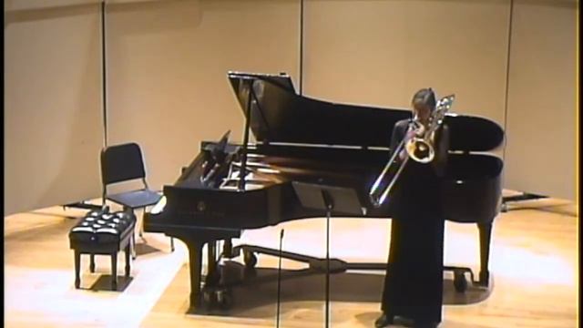 Telemann Fantasy in D minor for Trombone, performed by Debra Taylor смотреть онлайн