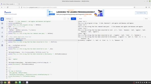 Python-Word Count Sample - Method three- setdefault() - how to Increment Dictionary Value смотреть онлайн