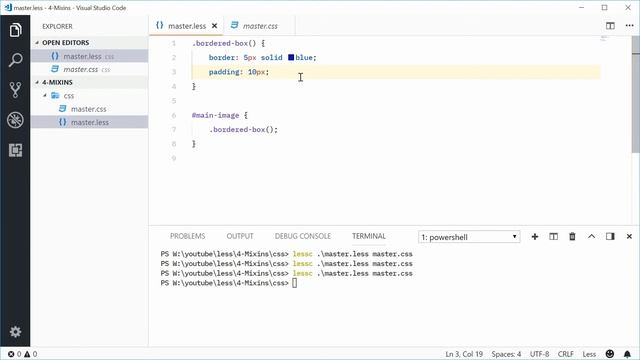 Mixins & Parametric Mixins | Less.js Tutorial #4 смотреть онлайн