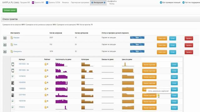 Marpla | Марпла - сервис по SEO продвижению на Wildberries