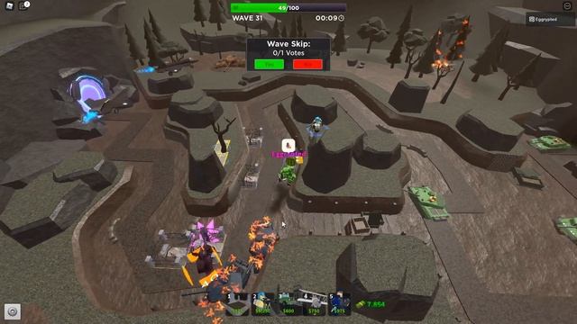 [Entity Update] Solo Hardcore, Wave 46 No Special Towers || Tower Defense Simulator смотреть онлайн