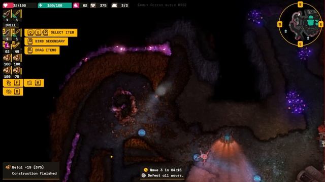 Hectic Alien Underground Base Defense! - Lumencraft [Early Access] смотреть онлайн