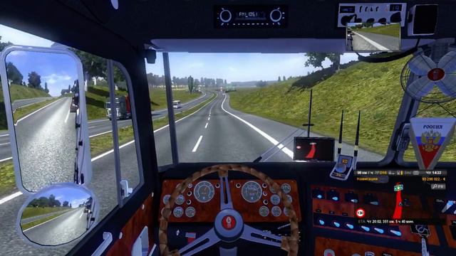 114.ETS2.По России,Украине и Белоруссии на американце 22. смотреть онлайн