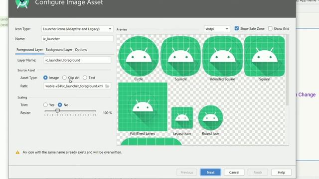 How to Change App Icon in Android Studio Java , Set App Icon For Android App - Android studio 3.6. смотреть онлайн