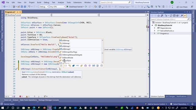 Part 8.2 - c# SkiaSharp image processing (work with icons, tiff and animate gif files) смотреть онлайн