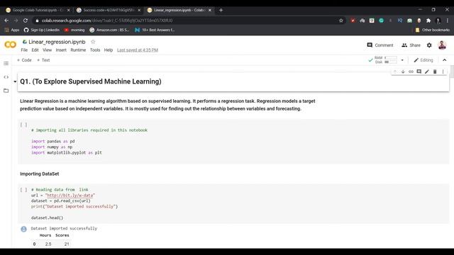 How to import files and run in google colab 2021 | Get started with Google Colaboratory 2021 смотреть онлайн