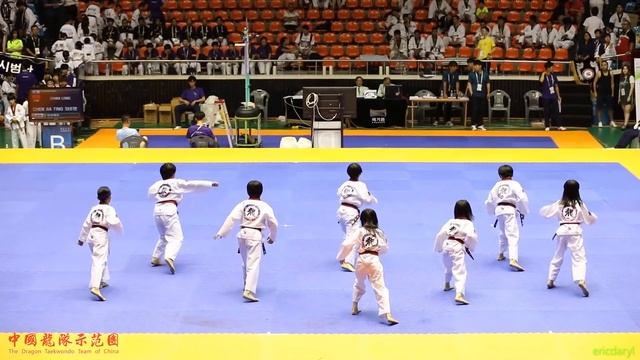 2018 제주 한마당 Jeju Hanmadang，Taekwondo Aerobic Overseas Junior，5th 7.20，China Dragon Team 4 중국 용대 시범단 смотреть онлайн