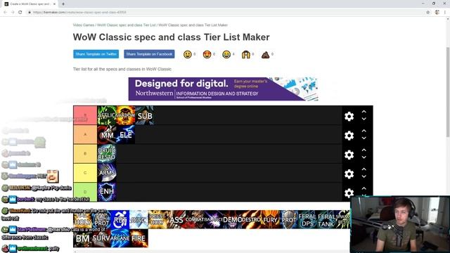 Sodapoppin ranks his favorite WoW Expansions, Classic Dungeons & Classes on tiermaker смотреть онлайн