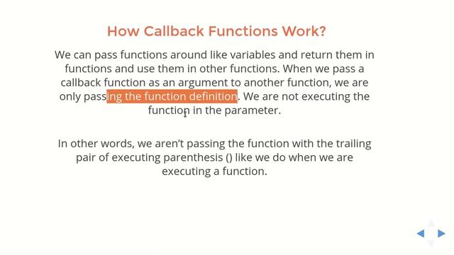 Understanding JavaScript callback functions смотреть онлайн