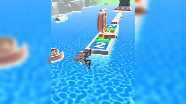 Satisfying Mobile Games Play 1002 Tiktok Video Gameplay Jelly Run 2048 #games #mobilegame