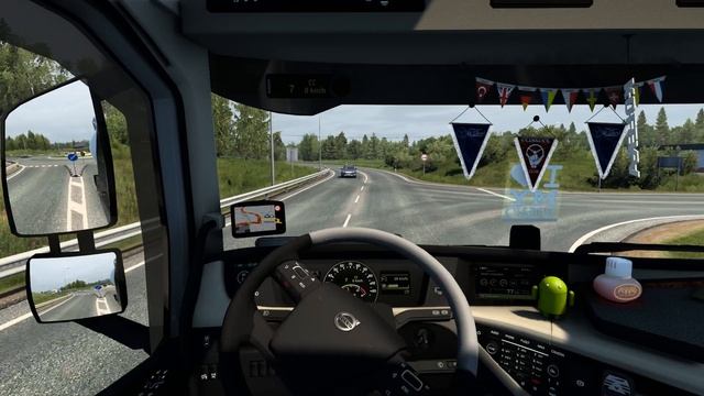 Euro Truck Simulator 2 1.46 | Volvo FH12 2012 460 | Kaunas-Daugavpils | ETS2 Mods смотреть онлайн