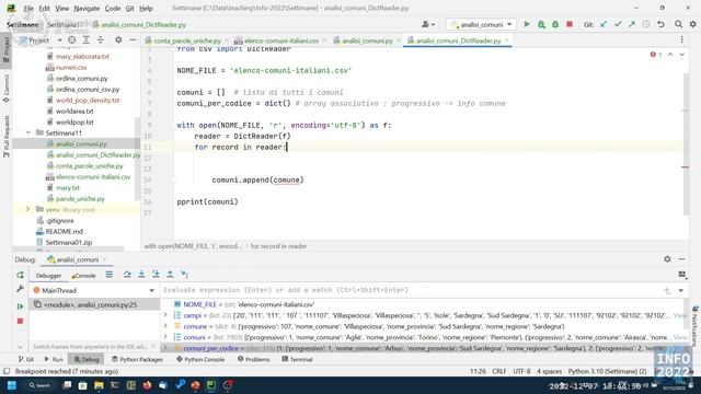 Informatica2022-L32: Dizionari (seconda parte) смотреть онлайн