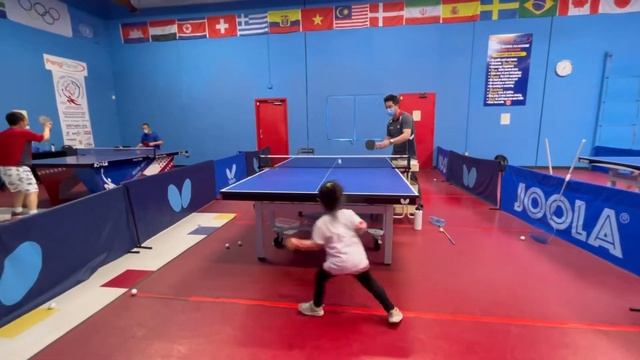 Young Kids learn table tennis/ping pong at ages 3-6 смотреть онлайн
