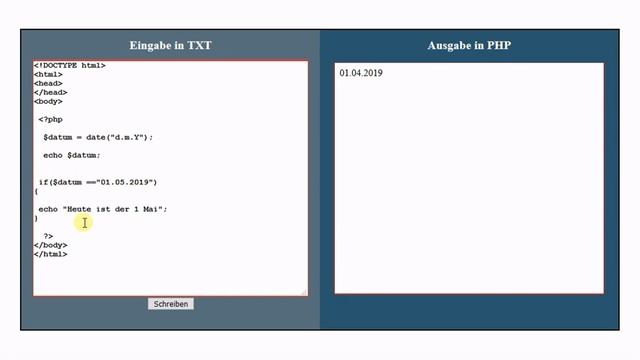 php.11 Datum Deutsch смотреть онлайн