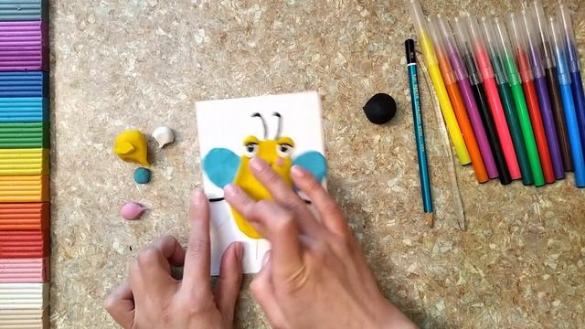 Делаем пчелку ? из пластилина смотреть онлайн