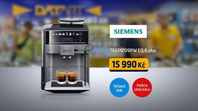 SIEMENS kávovar TE651209RW EQ6 смотреть онлайн