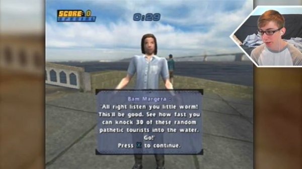 Tony Hawk's Pro Skater 4 - BASEBALL IN ALCATRAZ - Part 3